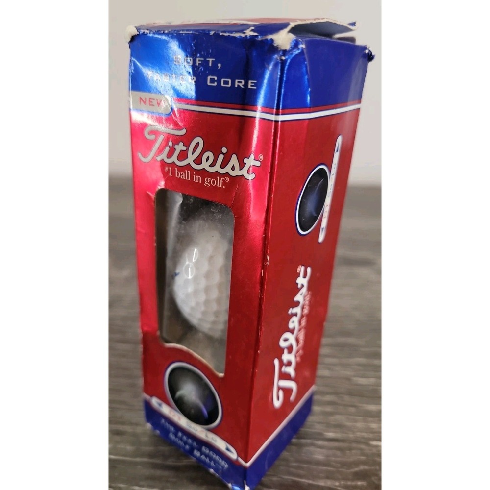 New‎ Titleist DT Solo Golf Balls #3 Pack of 3 Soft Faster Core Comerica Logo